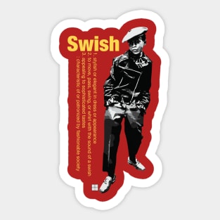 Swish Cool Sticker